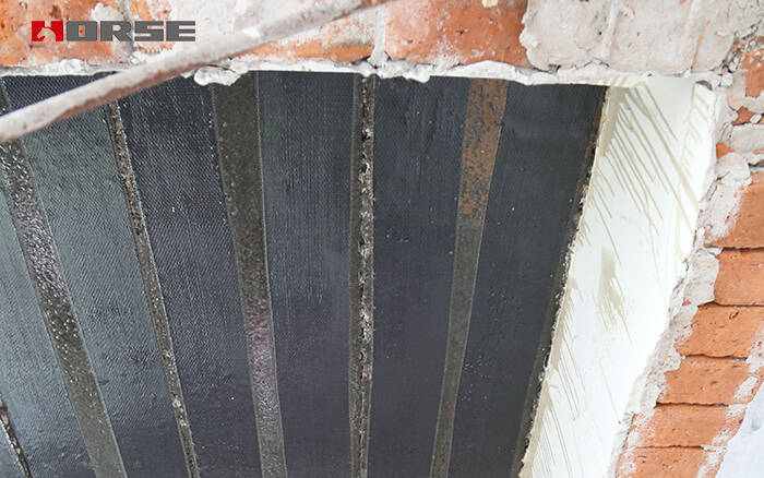 Carbon fiber wrap concrete repair system Carbon fiber wrap concrete repair system