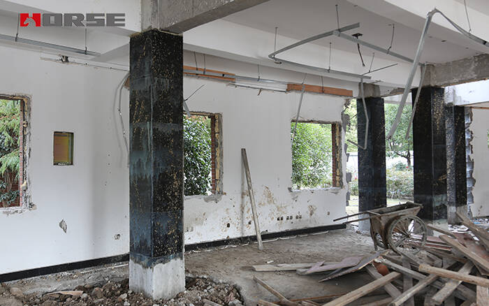 strengthening column with CFRP strengthening column with CFRP
