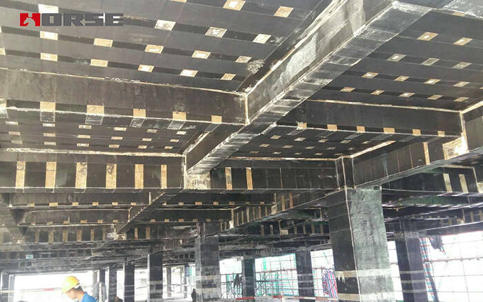 CFRP retrofitting Wanda Plaza in Inner Mongolia CFRP retrofitting Wanda Plaza in Inner Mongolia