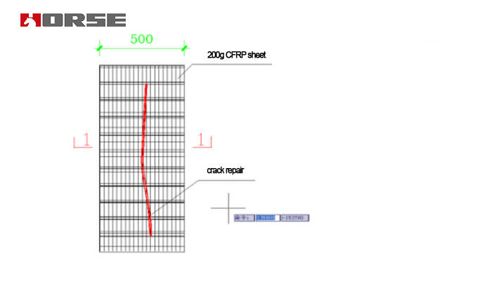 Crack reinforcement engineering in reinforced concrete slab with CFRP Crack reinforcement engineering in reinforced concrete slab with CFRP