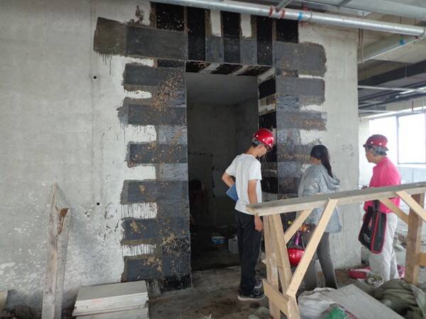 Opening Strengthening with HM-30 Carbon Fiber Fabric Opening Strengthening with HM-30 Carbon Fiber Fabric