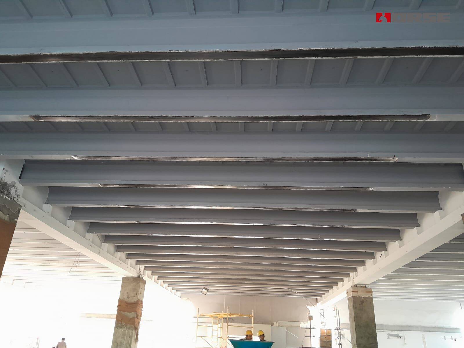 Carbon Fiber Laminate on Beams