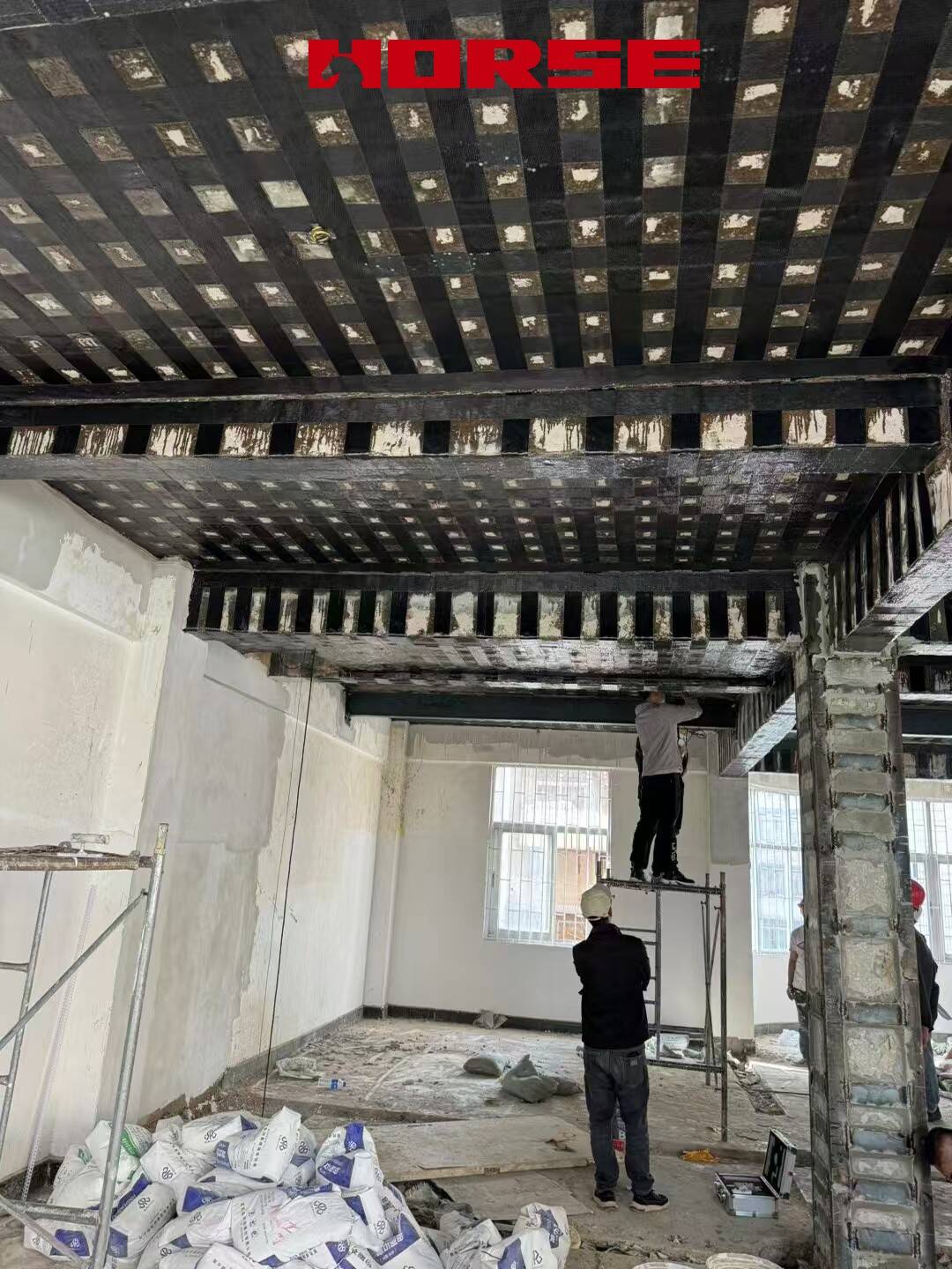 On-site Testing After Carbon Fiber Installation On-site Testing After Carbon Fiber Installation