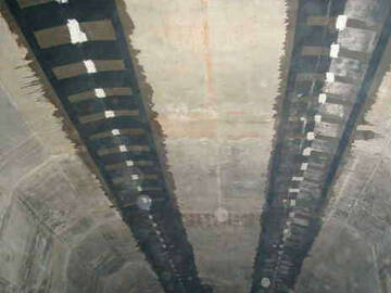CFRP reinforcement used for subway 