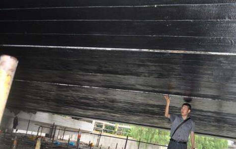Application of carbon fiber fabric(CFRP) in reinforcement of Jinhua Bridge