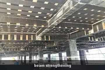unidirectional carbon fiber sheet structural strengthening
